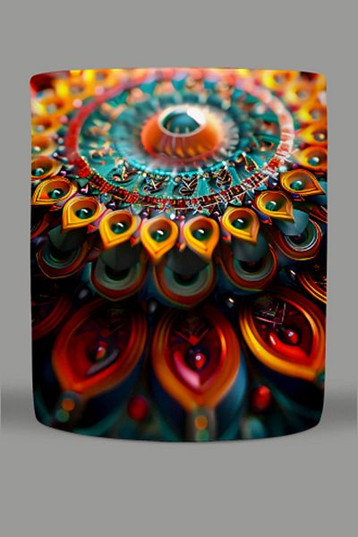 Fizello Mandala Themed Mug