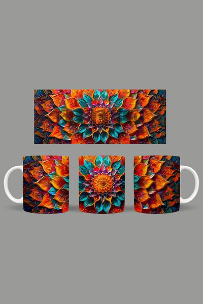 Fizello Mandala Themed Mug