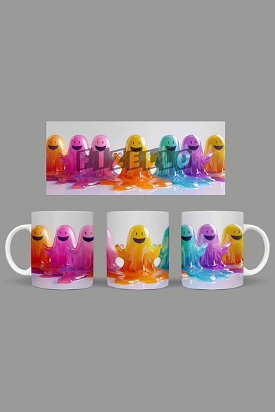 Fizello Cute Ghots - Cute Ghots Themed Mug