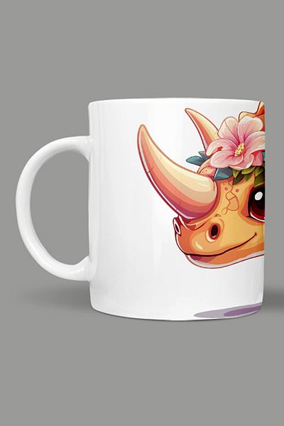 Fizello Cute Dinosaurs - Cute Dinosaur Themed Mug