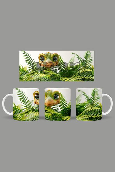 Fizello Cute Dinosaurs - Cute Dinosaur Themed Mug