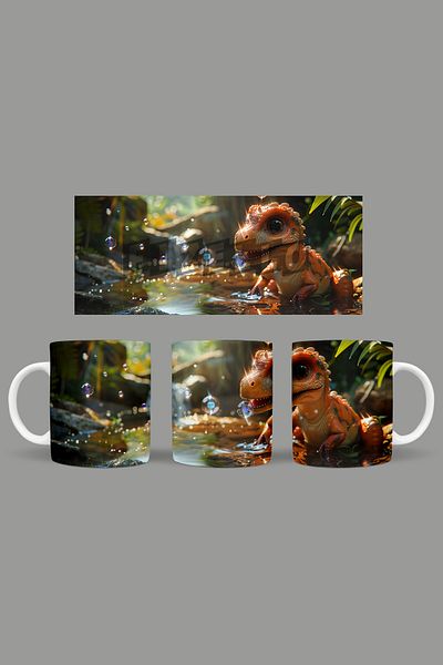 Fizello Cute Dinosaurs - Cute Dinosaur Themed Mug