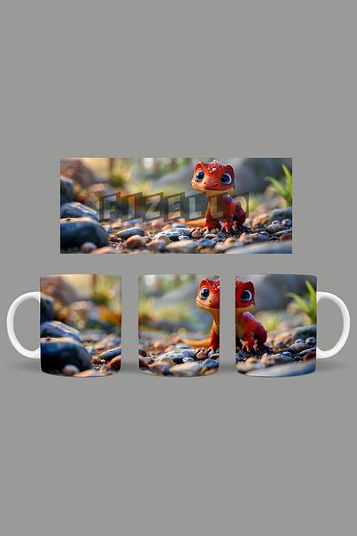 Fizello Cute Dinosaurs - Cute Dinosaur Themed Mug