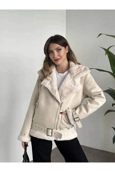 Foot sneakerss Zr Leder-Wildledermantel für Damen der neuen Saison mit geripptem Gürteldetail