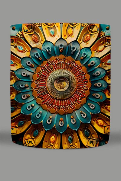 Fizello Mandala Themed Mug