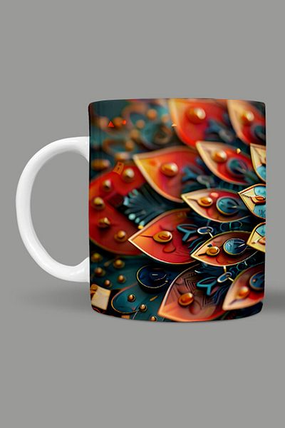 Fizello Mandala Themed Mug