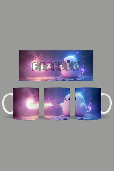 Fizello Cute Ghots - Cute Ghots Themed Mug