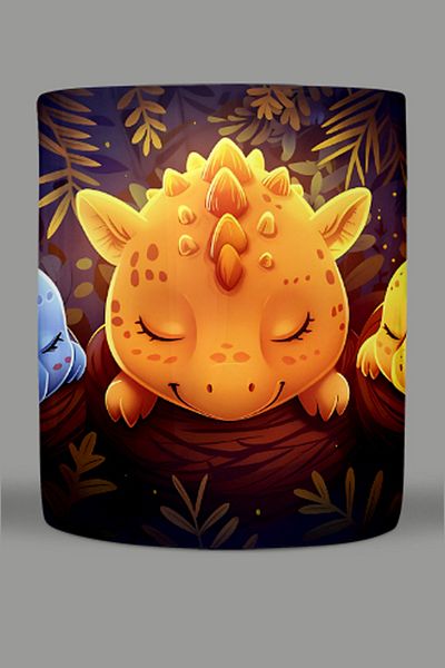 Fizello Cute Dinosaurs - Cute Dinosaur Themed Mug