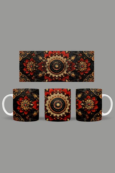Fizello Mandala Themed Mug