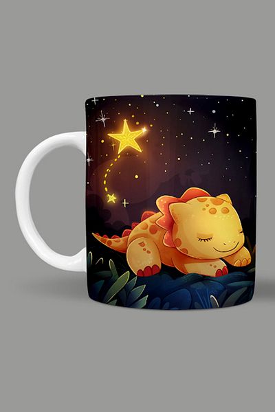 Fizello Cute Dinosaurs - Cute Dinosaur Themed Mug