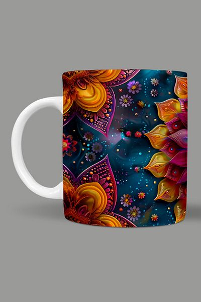 Fizello Mandala Themed Mug