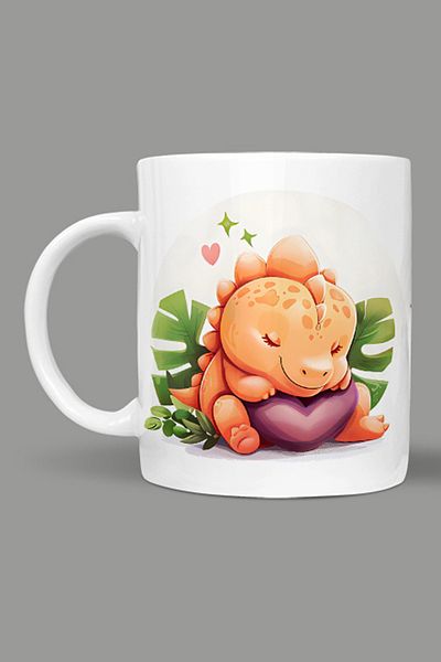 Fizello Cute Dinosaurs - Cute Dinosaur Themed Mug