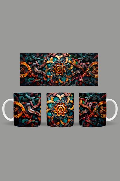 Fizello Mandala Themed Mug