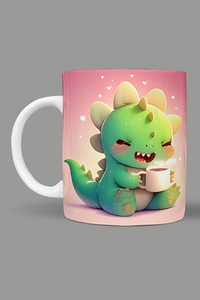 Fizello Cute Dinosaurs - Cute Dinosaur Themed Mug