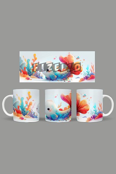 Fizello Cute Ghots - Cute Ghots Themed Mug