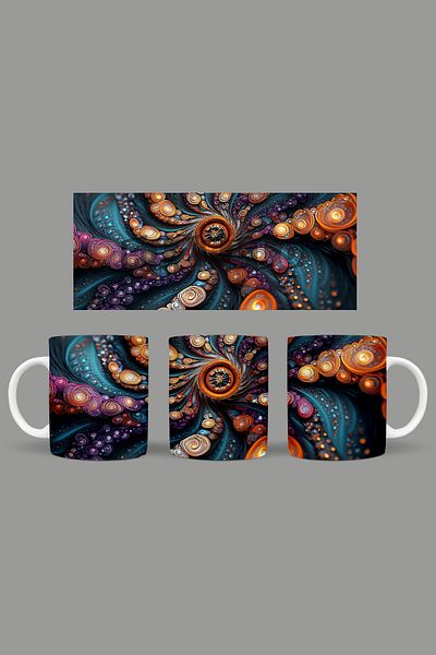 Fizello Mandala Themed Mug