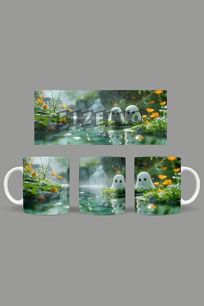 Fizello Cute Ghots - Cute Ghots Themed Mug
