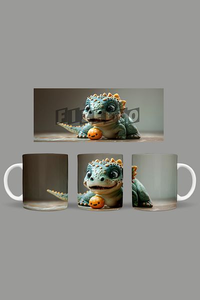 Fizello Cute Dinosaurs - Cute Dinosaur Themed Mug