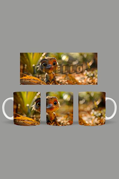 Fizello Cute Dinosaurs - Cute Dinosaur Themed Mug
