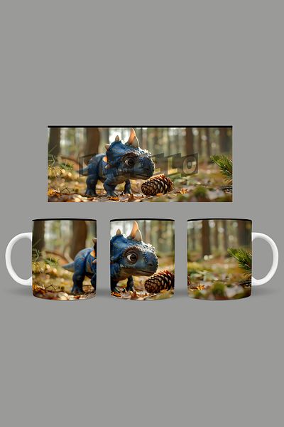 Fizello Cute Dinosaurs - Cute Dinosaur Themed Mug