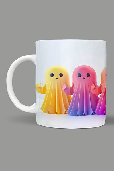 Fizello Cute Ghots - Cute Ghots Themed Mug