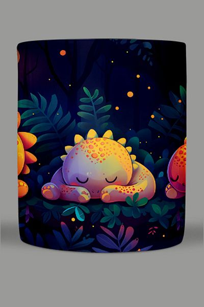 Fizello Cute Dinosaurs - Cute Dinosaur Themed Mug