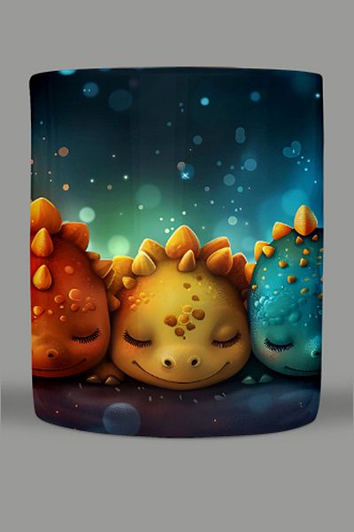 Fizello Cute Dinosaurs - Cute Dinosaur Themed Mug