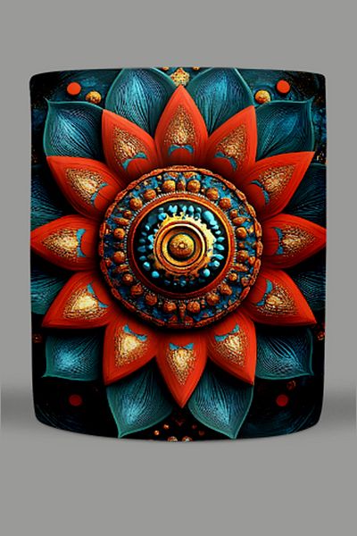 Fizello Mandala Themed Mug