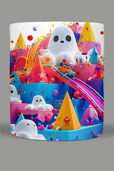 Fizello Cute Ghots - Cute Ghots Themed Mug