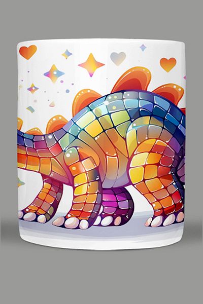 Fizello Cute Dinosaurs - Cute Dinosaur Themed Mug