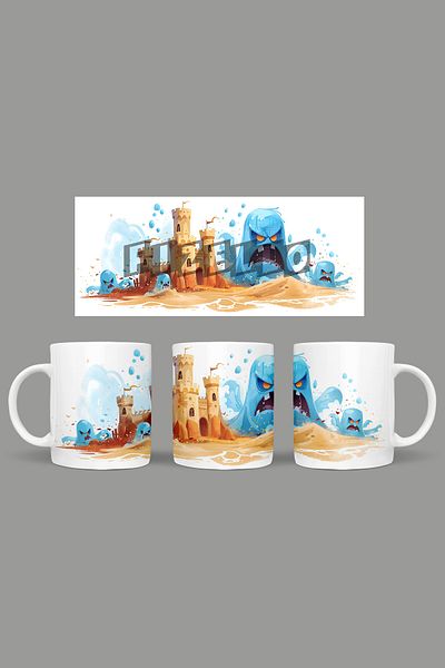 Fizello Cute Ghots - Cute Ghots Themed Mug