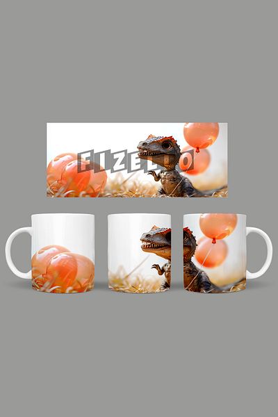 Fizello Cute Dinosaurs - Cute Dinosaur Themed Mug