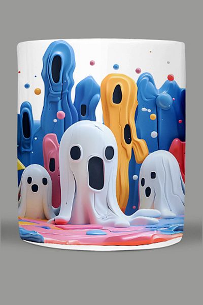 Fizello Cute Ghots - Cute Ghots Themed Mug
