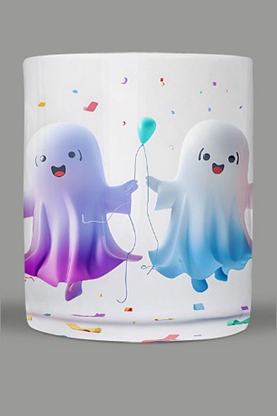 Fizello Cute Ghots - Cute Ghots Themed Mug