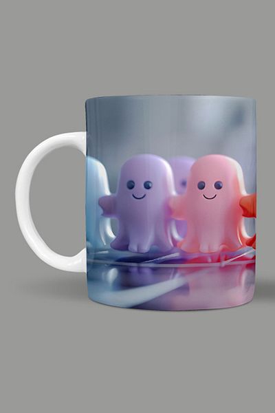 Fizello Cute Ghots - Cute Ghots Themed Mug