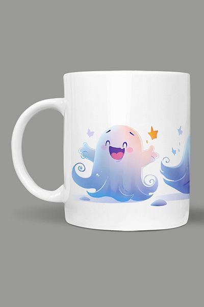 Fizello Cute Ghots - Cute Ghots Themed Mug