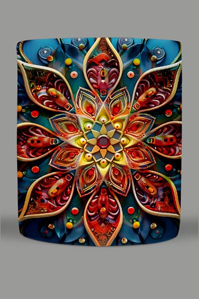 Fizello Mandala Themed Mug