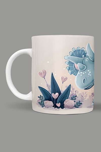 Fizello Cute Dinosaurs - Cute Dinosaur Themed Mug