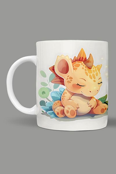 Fizello Cute Dinosaurs - Cute Dinosaur Themed Mug