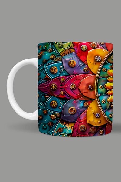 Fizello Mandala Themed Mug