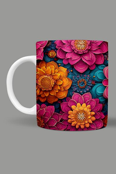 Fizello Mandala Themed Mug
