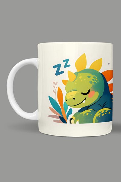 Fizello Cute Dinosaurs - Cute Dinosaur Themed Mug