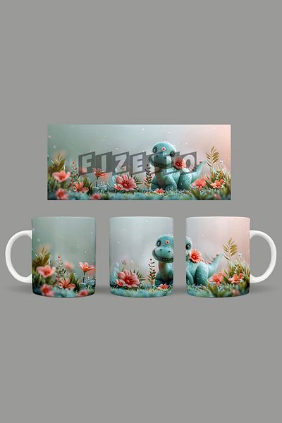 Fizello Cute Dinosaurs - Cute Dinosaur Themed Mug