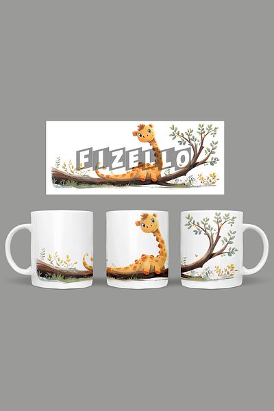 Fizello Cute Dinosaurs - Cute Dinosaur Themed Mug