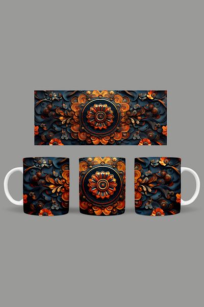 Fizello Mandala Themed Mug