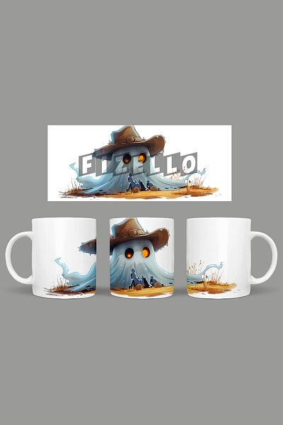 Fizello Cute Ghots - Cute Ghots Themed Mug