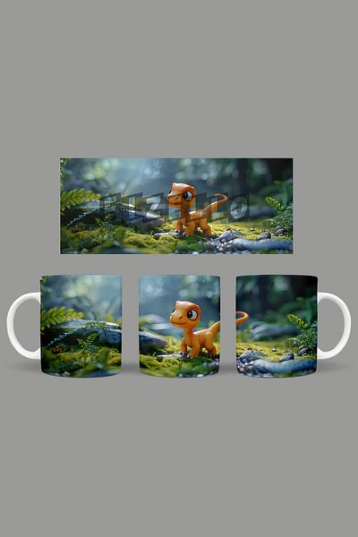 Fizello Cute Dinosaurs - Cute Dinosaur Themed Mug