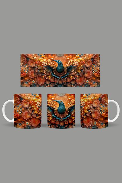 Fizello Mandala Themed Mug