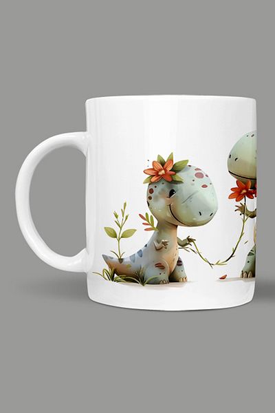 Fizello Cute Dinosaurs - Cute Dinosaur Themed Mug