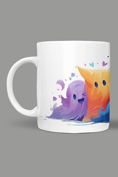 Fizello Cute Ghots - Cute Ghots Themed Mug